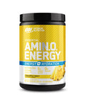 Optimum Nutrition (On) Amino Energy Plus Electrolytes Powder - Pre Workout Bcaas Amino Acids Keto Friendly Anytime Energy Powder - Pineapple Twist 285 G 30 Servings