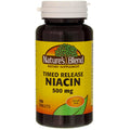 Nature's Blend Niacin Timed Release 500 mg 100 Tablets