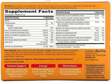 EmergenC, Raspberry, 30 Packets (Pack of 2)