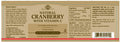 Solgar Naturally Sourced Cranberry With Vitamin C - 60 Vegetable Capsules - Supports Urinary & Bladder Health - Non-Gmo Vegan Gluten Free - 60 Servings