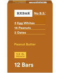 RXBAR Protein Bars, 12g Protein, Gluten Free Snacks, Snack Bars, Peanut Butter, 22oz Box (12 Count)
