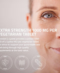 Bronson L-Lysine Extra Strength 1000 MG per Tablet High Potency, Immune Support & Supports Collagen Synthesis, Non-GMO, 250 Vegetarian Tablets