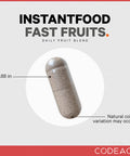 Instantfood Fast s, Over 15 s Equivalent All-In-One, Vegan Daily Vitamins, Food Nutrients Berries, Antioxidant Polyphenols & Bioflavonoid Multivitamin Capsules, Codeage, Non-GMO, 90 ct
