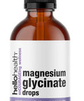 Magnesium Glycinate Liquid Magnesium Supplement Women, Men & Kids - Magnesium Bisglycinate 100 Mg For Natural Calm, Muscle Recovery & Joint Support - Magnesium Liquid Vitamins (30 Days) - Lemon Flavor