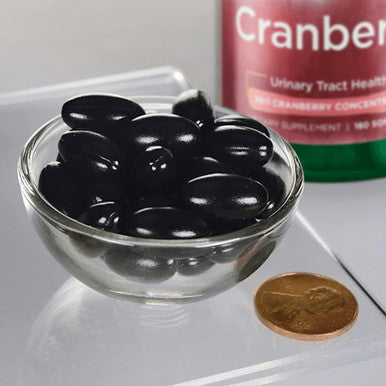 Swanson Cranberry - Supports Urinary Tract Health Bladder Control and Promotes Healthy Kidney Function - Cranberry Supplement Made with 20:1 Cranberry Juice Concentrate - (180 Softgels)