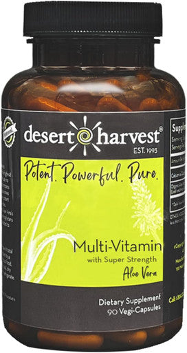 Desert Harvest Low Acid Multi Vitamin Supplement pH Balanced Formula Made Without B6 90 Capsules