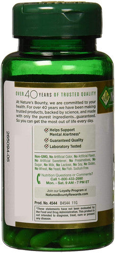 Nature's Bounty Ginkgo Biloba 120 Mg 100 Ea (Pack Of 3)