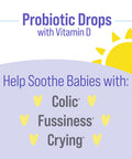 Culturelle Baby Colic Soothing Probiotic Drops with Vitamin D Helps Soothe Colic Fussiness and Crying in Babies Infants and Newborns 012 Months Gluten Free and NonGMO 7.5 ml