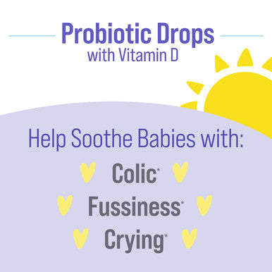 Culturelle Baby Colic Soothing Probiotic Drops with Vitamin D Helps Soothe Colic Fussiness and Crying in Babies Infants and Newborns 012 Months Gluten Free and NonGMO 7.5 ml