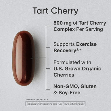 Sports Research Tart Cherry Concentrate - Made From Montmorency Tart Cherries - Non-Gmo & Gluten (60 Liquid Softgels)