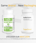 Supersmart Bacillus Subtilis 3 Billion CFU Per Day Probiotic Strain Improve Natural Defences Help with External Attacks NonGMO Gluten Free 60 DR Capsules