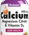 Bluebonnet Nutrition Liquid Calcium Citrate Calcium Citrate Magnesium Citrate Vitamin D3 Bone Health Gluten Free Soy Free Milk Free Kosher 32 Servings Strawberry Flavor 16 Fl Oz (Pack of 1)