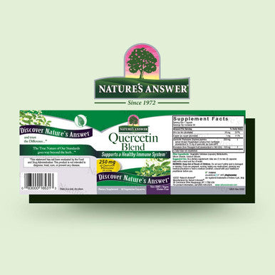 Nature'S Answer Quercetin Blend 60 Capsules Respiratory Support Immune Support Reduces Inflammatory Response | Gluten | Kosher | Vegetarian | Vegan | Non-GMO