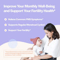 Myo DChiro Inositol Vitex Hormone Balance Healthy Ovarian Function Fertility Support Vegan Friendly