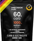 Precision Fuel PF60 Carb & Electrolyte Drink Mix Powder for Hydration & Energy - Endurance Sports Nutrition, Vegan, Hypotonic - 60g Carb, 1000mg Sodium per Litre - Mild Citrus Flavor, 1-Pack