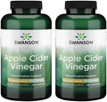 Swanson Apple Cider Vinegar Capsules - Supports Healthy Weight Loss & Digestive Health - Helps Support Metabolism and Maintain Glucose Profile - (180 Capsules 625mg Each) 2 Pack