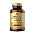 Solgar Methylcobalamin Vitamin B12 5000 Mcg Nuggets - Supports Energy Active B12 Form Non-Gmo & Vitamin B1 (Thiamin) 500 Mg 100 Tablets - Energy Metabolism Healthy Nervous System