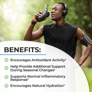 Immune Support Drink with Vitamin C 1000mg D3 B12 Zinc Elderberry Turmeric Eusacea Electrolytes Powder Natural Hydration Immunity Defense Joint Support Berry Flavor Vitamin Supplement 30 Days