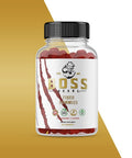 Boss Bears Fiber Gummies, Optimal Digestion, Maintain Bowel Health, Feel Lighter, Chewy Strawberry Flavor, Vegan, Gluten Free (30 Serving, Strawberry)