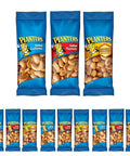 PLANTERS Variety Pack, Salted Cashews, Salted Peanuts & Honey Roasted Peanuts, On-the-Go Nut Snacks, Individually Packed Snacks, Mixed Nuts, Kosher, (36 Count)
