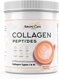 Collagen Peptides Powder Supplement Hydrolyzed Collagen Peptides for Skin Hair Nails Joints Easy to Mix NonGMO Dairy Gluten Unflavored 1 lb