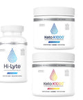 Hi-Lyte Electrolyte Replacement Capsules & Keto K1000, Unflavored And Raspberrry Lemon
