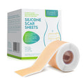 Silicone Scar Sheets - (1.6 X 60 ) Professional Scar Removal Sheets For C-Section, Burn, Acne - Soft Silicone Gel Scar Tape