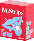 Energy Natural, Instant Energy Strips With 50Mg Caffeine, L-Theanine, Vitamin B12 30 Energy Strips = 30 Energy Drinks 5X Faster Absorption