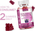 Glucosamine Chondroitin Supplements With Msm & Elderberry Glucosamine Chondroitin Gummy For Adults & Women Men Glucosamine Chondroitin Gummies Extra Strength Joint Supplement 2 Pack