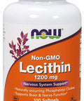 Now Foods Lecithin Non-GMO 100 Softgel