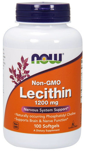 Now Foods Lecithin Non-GMO 100 Softgel