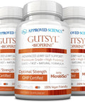 Approved ScienceGutsyl Leaky Gut Supplement Protect GI Tract with Aloe Vera Marshmallow Root Licorice and Slippery Elm Contains Prebiotic and BioPerine 3 Month Supply 100 Vegan