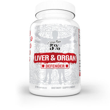 5% Nutrition 2-Stack | Liver & Organ Defender + FasF | Liver, Kidney, & Heart Support + Non-Stim Nitric Oxide Booster Pump Pre-Workout (Southern Sweet Tea}