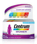 Centrum Women Multivitamin & Mineral Tablets, 24 Essential Nutrients Including Vitamin D, Complete Multivitamin Tablets, 60 Tablets