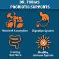 Dr. Tobias Probiotics 30 Billion 10 Probiotic Strains Targeted Release Probiotics for Men and Women Supports Digestive Health. 30 Capsules 1 Daily