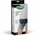 Curad Hernia Belt with Removable Compression Pads Hook-and-Loop Closure Elastic Black Size Small 1 Each