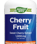 Nature'S Way Cherry Fruit, Sweet Cherry Extract, Supports Antioxidant Pathways*, 1,000 Mg Per Serving, 180 Capsules