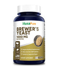 NusaPure Brewers Yeast 1000mg 200 Vegetarian Caps (Non-GMO & Gluten-Free)