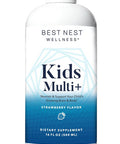 Best Nest Wellness Kids Liquid Multivitamin: Methylated Vitamins Whole Food Vegan B12 Gluten- Non-GMO Methylfolate Daily Liquid Vitamins for Kids with Immune Support -Strawberry Flavor 16oz