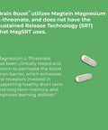 Jigsaw Health Brain Boost Magnesium L-Threonate Supplement, 90 Capsules