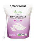 Durelife 100% Pure stevia extract sweetener 8 oz No Erythritol NONGMO Project Verified No Fillers Zero Calorie Sugar Substitute No Aftertaste MicroSpoon Included 8 oz