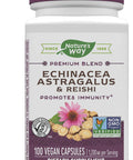Nature'S Way Ecea Astragalus & Reishi, Immune Support*, 100 Capsules
