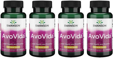 Swanson Avovida 100 Milligrams 60 Capsules (4 Pack)