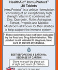 HealthAid Wintervits - Vitamin C, Zinc, Maitake - 30 Vegan Tablets