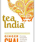 Tea India Ginger Chai 40 Tea Bags