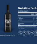 Blueprint by Bryan Johnson Olive Oil High Polyphenol Extra Virgin Olive Oil 400+ mg/kgCold Pressed Early Harvest First Cold Press Portuguese EVOO Keto Paleo NonGMO 750ml Glass Bottle