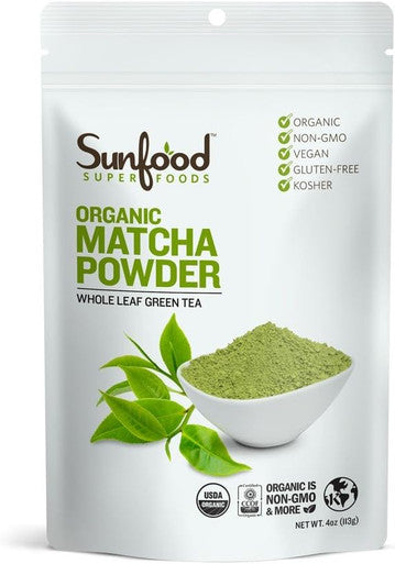 Sunfood Superfoods Organic Matcha Powder Culinary Grade