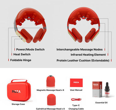 Neck Massager For Pain Relief Deep Tissue, Essential Oil Shiatsu Vibrating Neck Massager With Heat Cordless Neck Pain Relief Massage Gifts For Boyfriend, Dad, Relaxation Gifts For Women Men