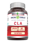 Amazing Formulas Cla Conjugated Linoleic Acid 3000Mg Per Serving 120 Softgels Supplements | Non-Gmo | Gluten Free (120 Count)