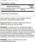Swanson Full Spectrum Coleus Forskohlii 400 Milligrams 60 Capsules